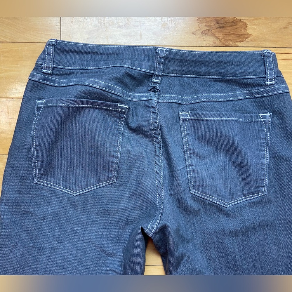 Prana Skinny‎ Jeans Womens Size 2 Low Rise Gray Denim Hiking Outdoor Pants - Picture 4 of 8